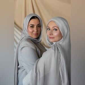 Vela modal timeless Grey Double size Hijab